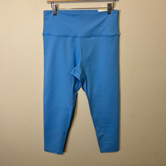 NWT Aerie Offline The Hugger Hi-Rise Blue Leggings Size XL - Picture 1 of 5
